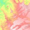 Mappa topografica Mateiros, altitudine, rilievo