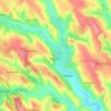 Mappa topografica Stăuceni, altitudine, rilievo