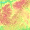 Mappa topografica сельское поселение Село Огорь, altitudine, rilievo