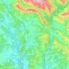 Mappa topografica La Fueva, altitudine, rilievo