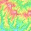 Mappa topografica West Hoathly, altitudine, rilievo