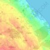 Mappa topografica Vernole, altitudine, rilievo