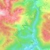 Mappa topografica Micigliano, altitudine, rilievo