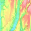 Mappa topografica Pechea, altitudine, rilievo
