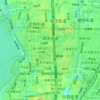 Mappa topografica 湖滨街道, altitudine, rilievo