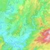 Mappa topografica Lagorce, altitudine, rilievo