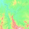Mappa topografica Paranã, altitudine, rilievo