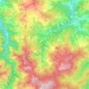 Mappa topografica Ferriere, altitudine, rilievo