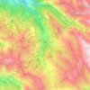 Mappa topografica Vars, altitudine, rilievo
