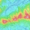 Mappa topografica 獅子山郊野公園, altitudine, rilievo