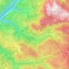 Mappa topografica Tiers - Tires, altitudine, rilievo