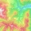 Mappa topografica Cerano d'Intelvi, altitudine, rilievo