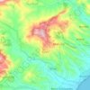 Mappa topografica Careri, altitudine, rilievo