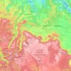 Mappa topografica Meander Valley, altitudine, rilievo