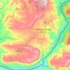 Mappa topografica Freixo de Espada à Cinta, altitudine, rilievo