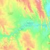 Mappa topografica Nazas, altitudine, rilievo