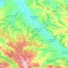 Mappa topografica Montesquieu-Volvestre, altitudine, rilievo