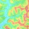 Mappa topografica Marpod, altitudine, rilievo