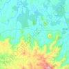 Mappa topografica Bocaina do Sul, altitudine, rilievo