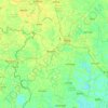 Mappa topografica Jessore District, altitudine, rilievo