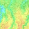 Mappa topografica Pangkalanjati, altitudine, rilievo