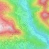 Mappa topografica Strozza, altitudine, rilievo
