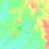 Mappa topografica Porto Alegre do Tocantins, altitudine, rilievo