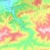 Mappa topografica Zerdaza, altitudine, rilievo