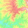Mappa topografica Franca, altitudine, rilievo