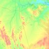 Mappa topografica Bedengó, altitudine, rilievo