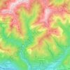 Mappa topografica Cossogno, altitudine, rilievo