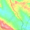 Mappa topografica La Hinojosa, altitudine, rilievo