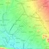 Mappa topografica Muntilan, altitudine, rilievo