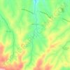 Mappa topografica Rio Caçador, altitudine, rilievo