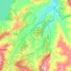 Mappa topografica San Giorgio Lucano, altitudine, rilievo