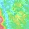 Mappa topografica Ashdale, altitudine, rilievo