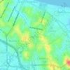 Mappa topografica Coloninha, altitudine, rilievo