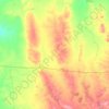 Mappa topografica Jericho, altitudine, rilievo