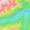 Mappa topografica Vanzone con San Carlo, altitudine, rilievo