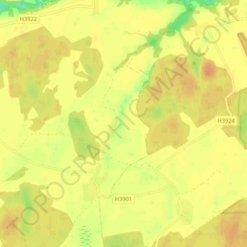 Mappa topografica Иловка, altitudine, rilievo