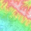 Mappa topografica Dharmsala, altitudine, rilievo
