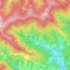 Mappa topografica Rialto, altitudine, rilievo