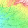 Mappa topografica Tambor, altitudine, rilievo