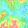 Mappa topografica Monastero Bormida, altitudine, rilievo