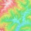 Mappa topografica Pezzaze, altitudine, rilievo