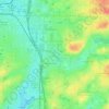 Mappa topografica Denney Whitford/Raleigh West, altitudine, rilievo