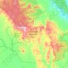 Mappa topografica Mount Britton, altitudine, rilievo