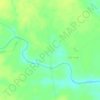 Mappa topografica Topli, altitudine, rilievo