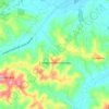 Mappa topografica Camagna Monferrato, altitudine, rilievo