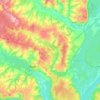 Mappa topografica Нытвенское городское поселение, altitudine, rilievo